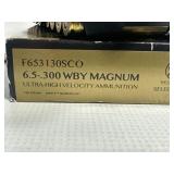 WEATHERBY 6.5-300 WBY MAG UHV AMMO, 20 TOTAL
