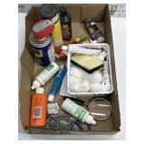 BOX OF GUN CARE ITEMS