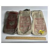 3 VINTAGE LED SHOT BAGS