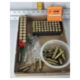 MISC BRASS & AMMO, 45-70, .308, .44, .270, 9MM