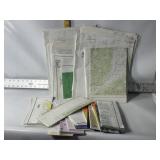 SEVERAL TOPO MAPS & FOREST SERVICE MAPS