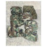 MILITARY CAMO CLOTHING, COATS, PANTS