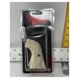 WHITE PEARLITE RUGER SBH 7.5 &10.5 PISTOL GRIPS
