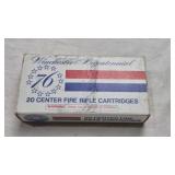 WINCHESTER BICENTENNIAL 30-30 150GR AMMO, 18CT