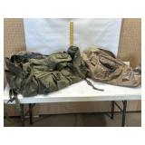 2 LARGE CAMO HUNTING DUFFLE BAGS