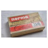 NORMA 7.5 X 55 180GR SP SWISS AMMO, 20 TOTAL