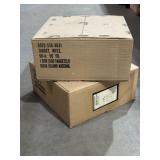 2 BOXES OF 500 EA. 50YD RIFLE TARGETS, HEAVY