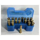 20 RNDS 45-70 RELOADED AMMO IN PLASTIC CASE