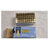 PPU .22 REM JET MAGNUM 45GR SP AMMO, 50 TOTAL