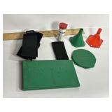 RELOADING ITEMS, LUBE PAD, FUNNELS, RAM PRIME DIE