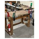 HOMEMADE WOOD RELAODING TABLE, RELOADING TOOLS