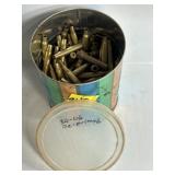 COFFEE CAN FULL OF UNPRIMED 30-06 BRASS