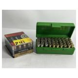 70 RNDS 9MM LUGER AMMO, SOME RELOADES