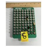 RCBS LOADING BLOCK W/ UNPRIMED 10MM BRASS