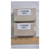 7.62 X 54R AMMO 40 TOTAL