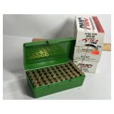 4 BOXES .45 COLT BRASS, CASE-GARD CASE