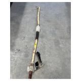 HANDMADE WALKING STICK, ARROWHEAD SPEAR HEAD