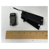 PLASTIC PISTOL GRIPS, WHISTLE