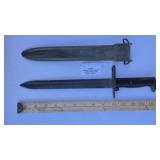 1943 UNION FORK & HOE M1905 E1 BAYONET W/ SHEATH