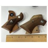 2 SETS RUGER WOOD REVOLVER PISTOL GRIPS