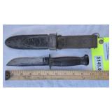 WW2 USN MK1 CAMILLUS FIGHT KNIFE W/ PLASTIC POMMEL