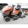 HUSQVARNA RIDING MOWER W/ ATTACHMENTS