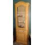 NICE CURIO CABINET  77"T X 24" W X 12" D / LR