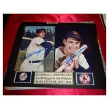 8"X10" (NO CERT) -JOE DIMAGGIO & TED WILLIAMS
