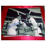 8"X10" (NO CERT) -MICKEY MANTLE & HANK AARON