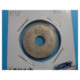 1935 FIJI 1 PENNY
