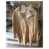 LADIES LEATHER COAT SZ LG / RK