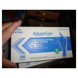 100 NITRILE DISPOSABLE GLOVES SZ SMALL
