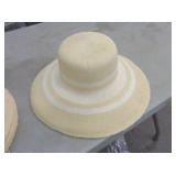LADIES GARDENING HAT SZ S/M - WHITE BAND