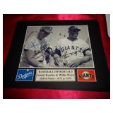 8"X10" (NO CERT) - SANDY KOUFAX & WILLIE MAYS