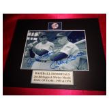 8"X10" (NO CERT) -JOE DIMAGGIO & MICKEY MANTLE