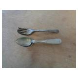 NICKEL & PLATED SILVER FLATWARE