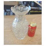 CUT GLASS CRYSTAL VASE