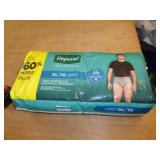 MENS DEPENDS XL 26 PER PACK / UT