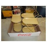 3 - MINI METAL BAR CARTS FOR SHOT GLASSES ETC