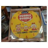 13" ACROSS CLOCK - DOUBLE BUBBLE