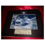 8"X10" (NO CERT) - JOE DIMAGGIO & MICKEY MANTLE