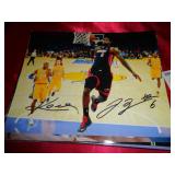 8"X10" (NO CERT) -   KOBE BRYANT & LEBRON JAMES
