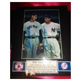 8"X10" (NO CERT) - TED WILLIAMS & JOE DIMAGGIO