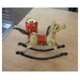 CAST IRON ROCKING HORSE