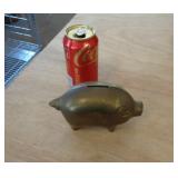 BRASS PIGGY BANK