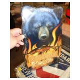 10"X15" METAL SIGN - BEAR