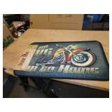 18"X27" LIGHT WEIGHT  DOOR MAT - MOTORCYCLE