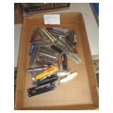34 ADVERTISING POCKET KNIVES & OTHER