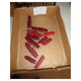 17 SWISS ARMY TYPE KNIVES