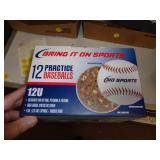 12 PRACTICE BASEBALLS